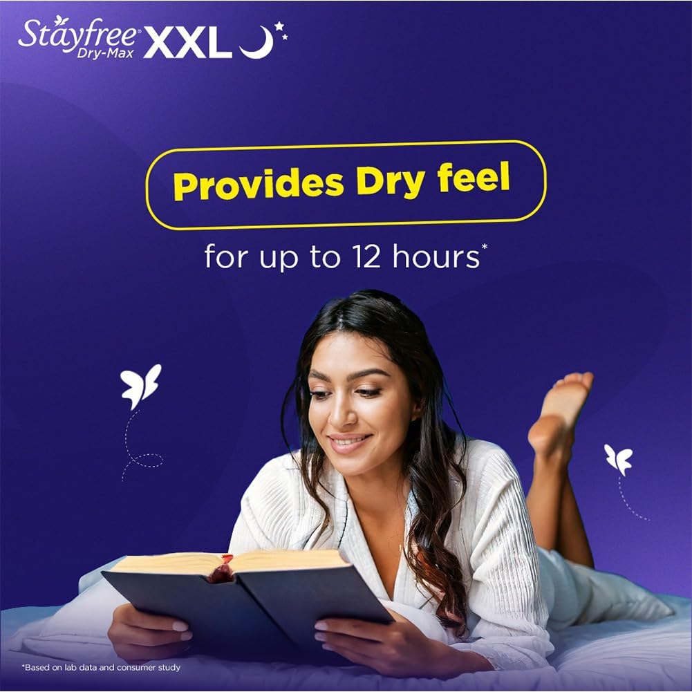 Stayfree Dry Max All Night XL: 28 pads