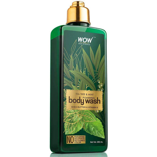 WOW Tea Tree Oil & Mint Foaming Body Wash: 250