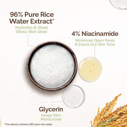 Mamaearth Rice Water Dewy Face Toner Rice Water & 4% Niacinamide, 150 ml