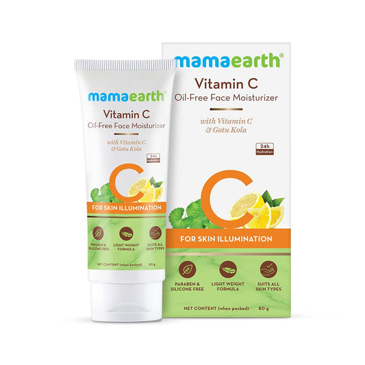 Mamaearth Vitamin C Oil-Free Moisturizer: Vitamin C & Gotu Kola, 80