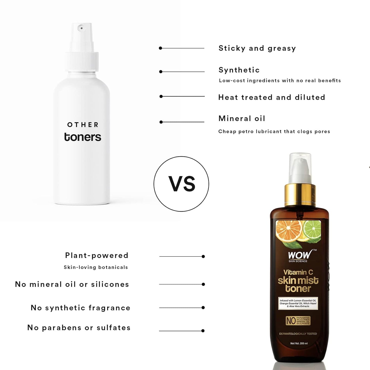 WOW Vitamin C Mist Toner: 200 ml