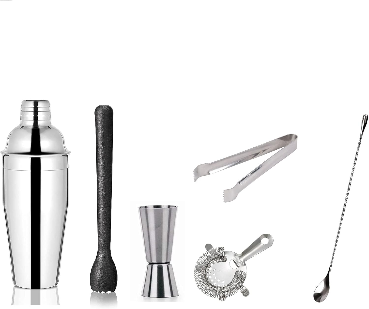 iKonbi Bartender Kit – Stainless Steel, Set of