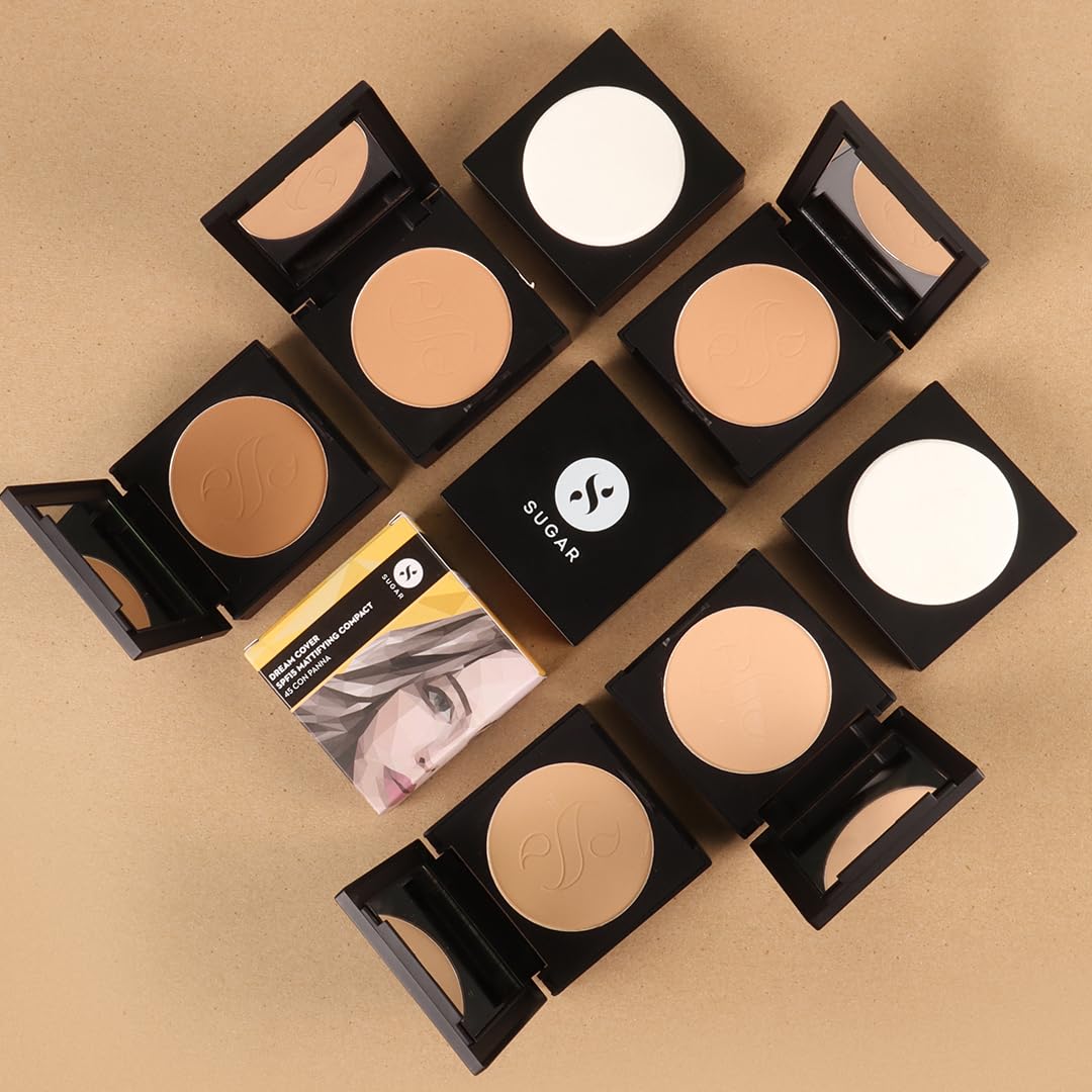 SUGAR Cosmetics Dream Cover Mattifying Compact: 10 Latte