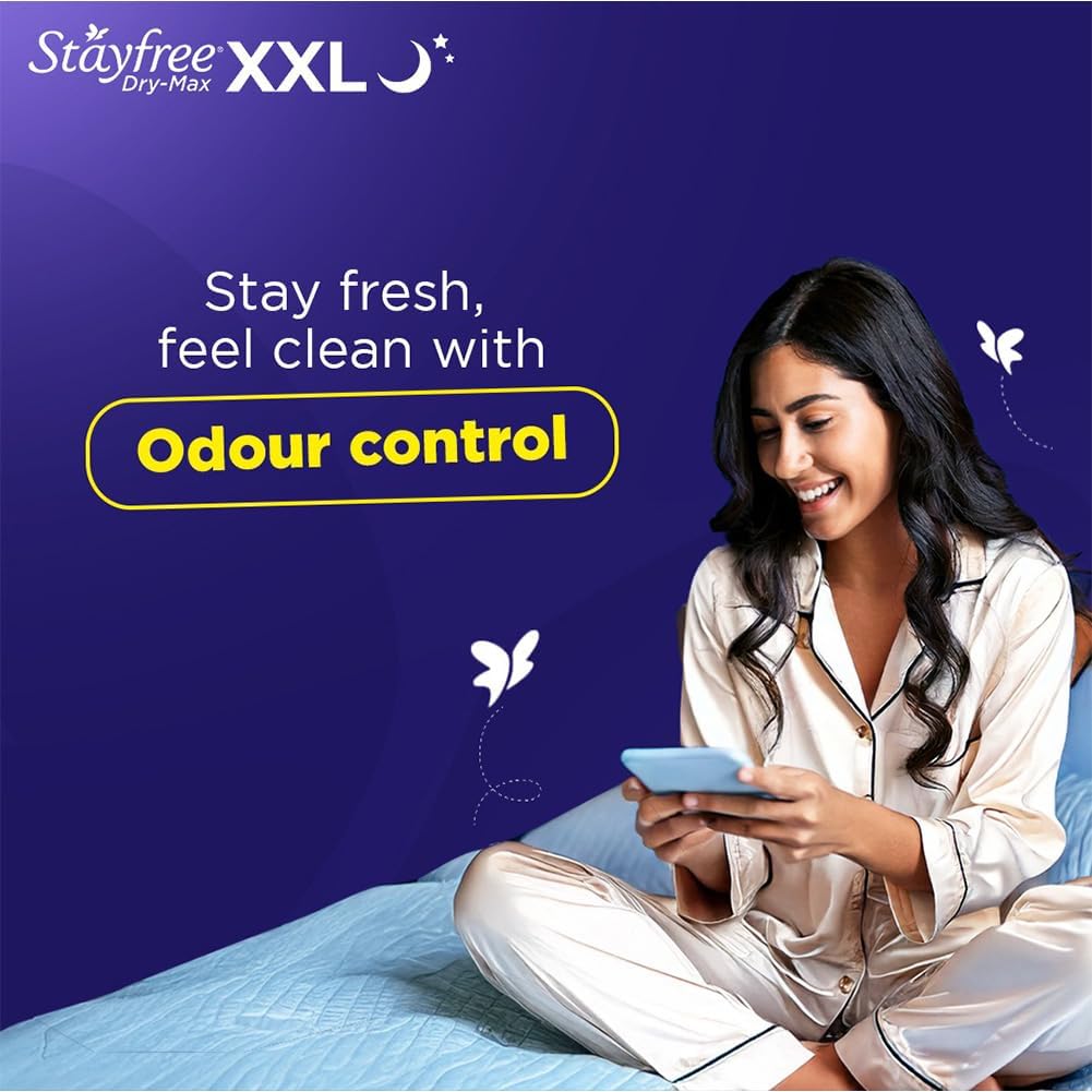 Stayfree Dry Max All Night XL: 42 pads
