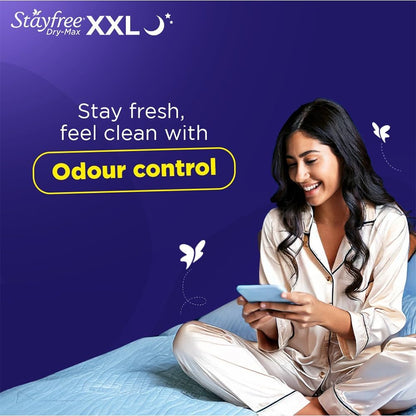 Stayfree Dry Max All Night XL: 42 pads