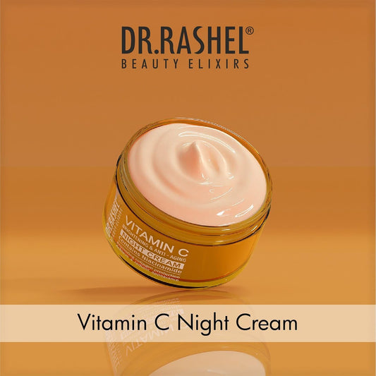 DR.RASHEL Vitamin C Night Cream: Vitamin C & Collagen, 50 g