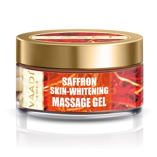 Vaadi Herbals Massage Gel - All Natural Herbal Gel - 50 Grams - Saffron Skin-Whitening