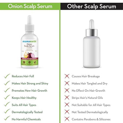 Mamaearth Onion Scalp Serum: Onion Oil & Niacinamide, 50 ml