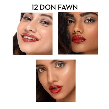 SUGAR Cosmetics Smudge Me Not Lip Duo: 12 Don Fawn, 2-in-1, 3.5 ml