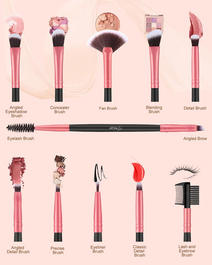 BESTOPE PRO Makeup Brushes Set: 16 Pcs
