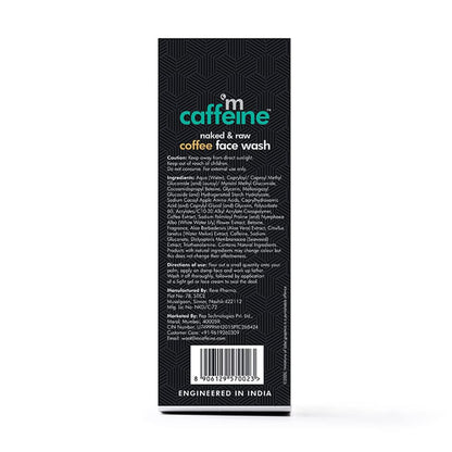 mCaffeine Espresso Coffee Face Wash: Hydrating, 75 ml