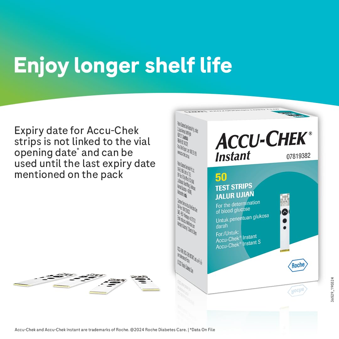 Accu-Chek Instant S Glucometer: Free 10 Test Strips