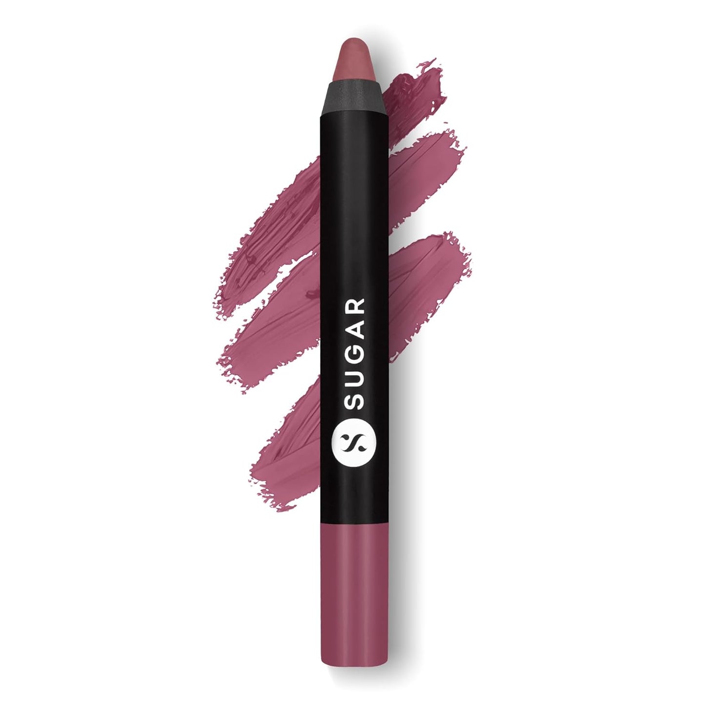 SUGAR Cosmetics Matte As Hell Crayon Lipstick: 25 Lily Aldrin (Mauve Pink)