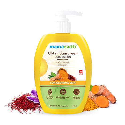Mamaearth Ubtan Body Lotion: Pack of 2, 300 ml each