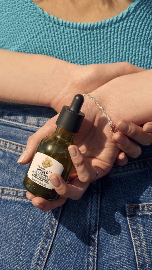 The Body Shop Ginger Scalp Serum: Dry Flaky Scalp, Vegan, 50 ml