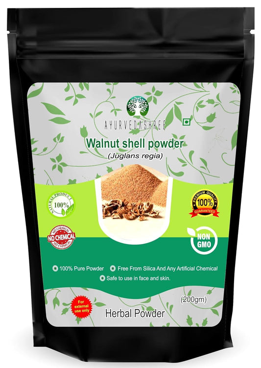 Ayurvedashree Walnut Shell Powder for Scrub Formulation,