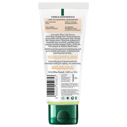 Biotique Bio Papaya Face Wash: 100 ml