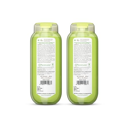 Mamaearth Moisturizing Body Wash: Aloe Vera & Jasmine, Pack of 2, 275 ml each