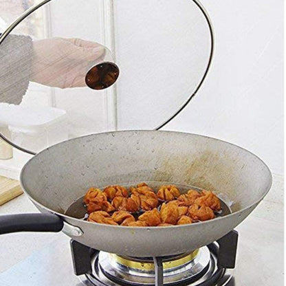 iKonbi Stainless Steel Pot Net Cover/Lid set of 4 pieces for milk curry other food items/utensils