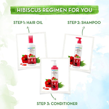 Mamaearth Hibiscus Damage Repair Hair Oil: Hibiscus & Curry Leaves, 150 ml
