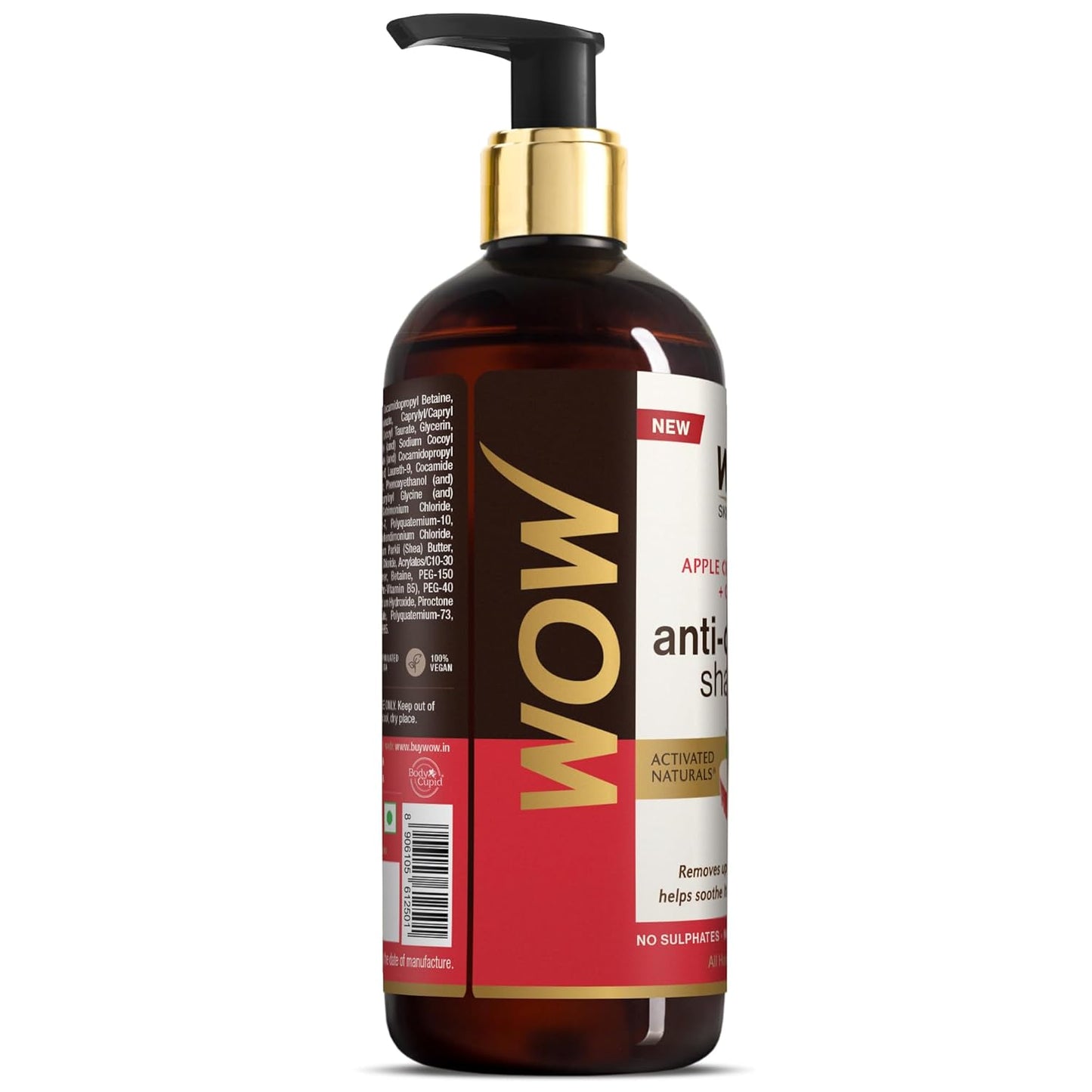 WOW Apple Cider Vinegar & Biotin Shampoo: 500 ml
