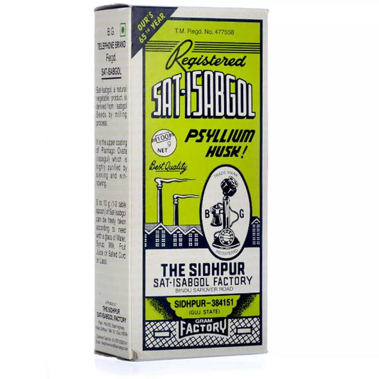 Telephone Brand Sat-Isabgol Psyllium Husk: