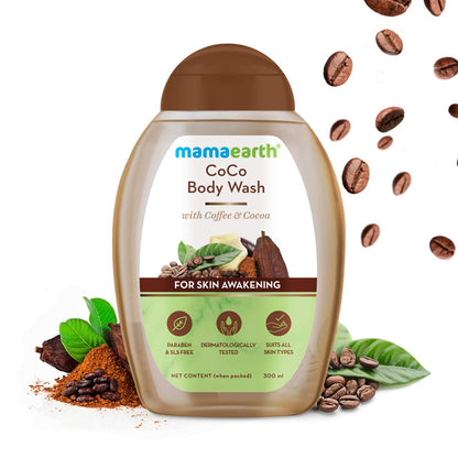 Mamaearth CoCo Body Wash: Coffee & Cocoa, 300 ml