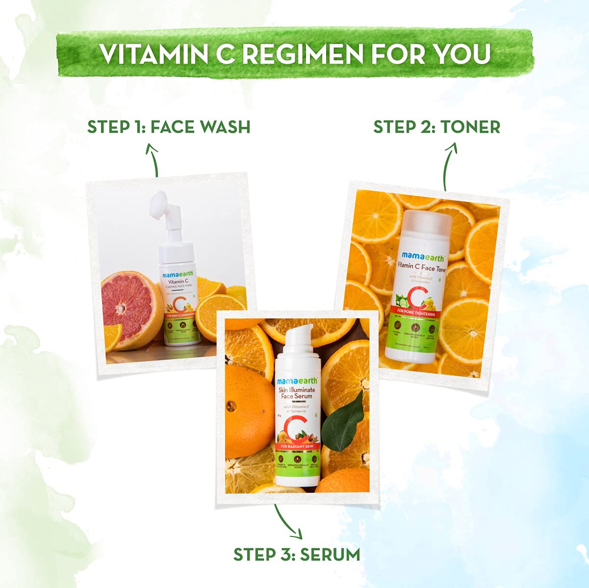 Mamaearth Skin Illuminate Face Serum: Vitamin C & Turmeric, 15 g