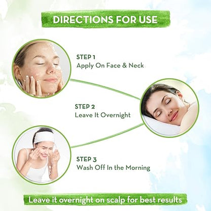 Mamaearth Aloe Vera Gel with Pure Aloe Vera & Vitamin E for Skin and Hair | Hydrates Skin | Soothes Irritated Skin - 300 ml (Pack of 2)