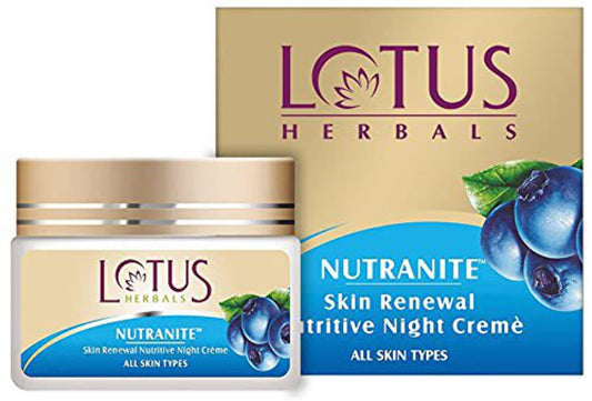 Lotus Herbals Nutranite Skin Renewal Nutritive Night Cream: