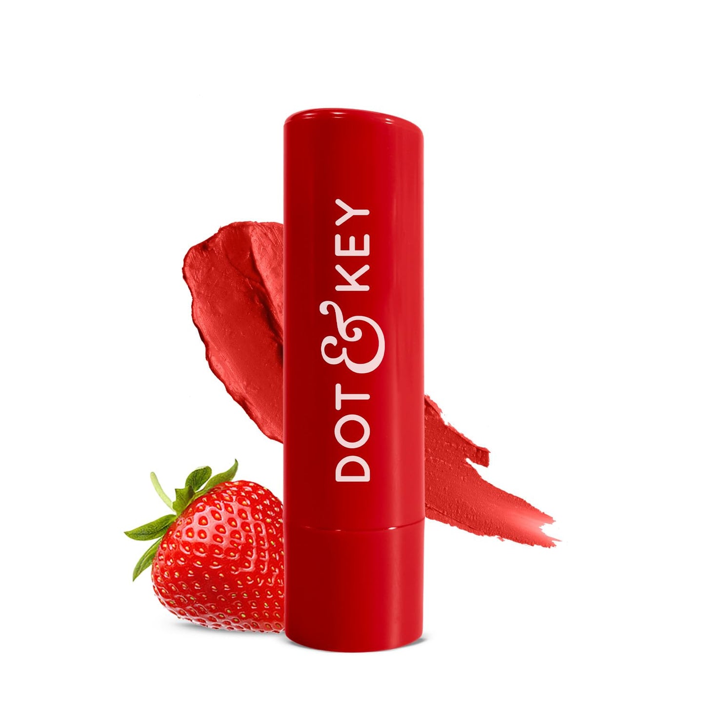 Dot & Key Barrier Repair Hydrating LipBalm SPF 50 | Strawberry Red | Repairs Damaged Lip B