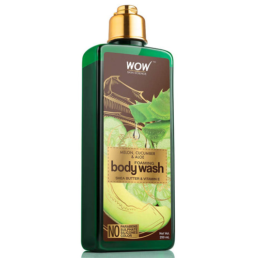 WOW Melon, Cucumber & Aloe Vera Foaming Body Wash: 250