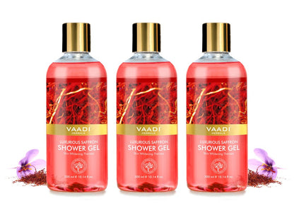 Vaadi Herbals Shower Gel: Saffron, Sulfate-Free, 300 ml, 3