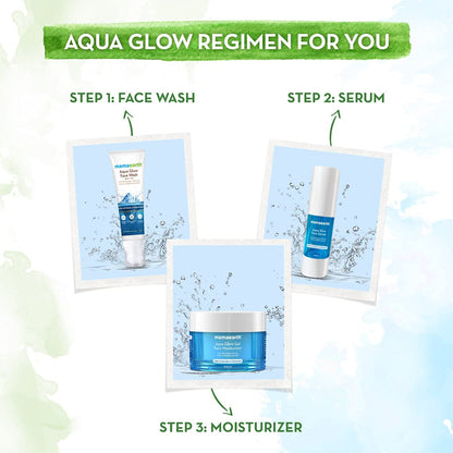 Mamaearth Aqua Glow Face Wash: Himalayan Thermal Water & Hyaluronic Acid, 100 ml