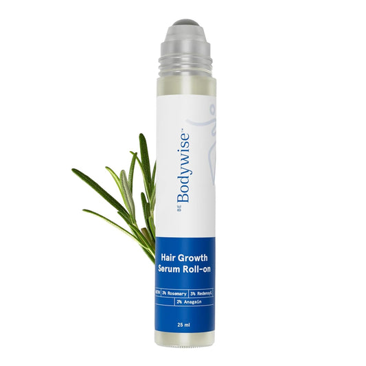 Be Bodywise Rosemary Hair Growth Serum (Roll On) | 3% Redensyl & 2% Anagain | Hair fall co
