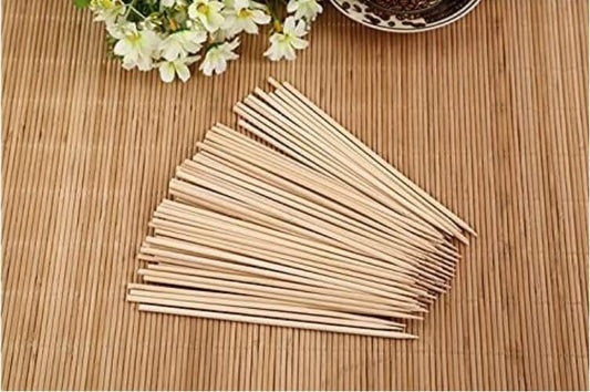 iKonbi Natural Bamboo Skewers Barbeque, Wooden Skewers, 8 inch, Pack of 180