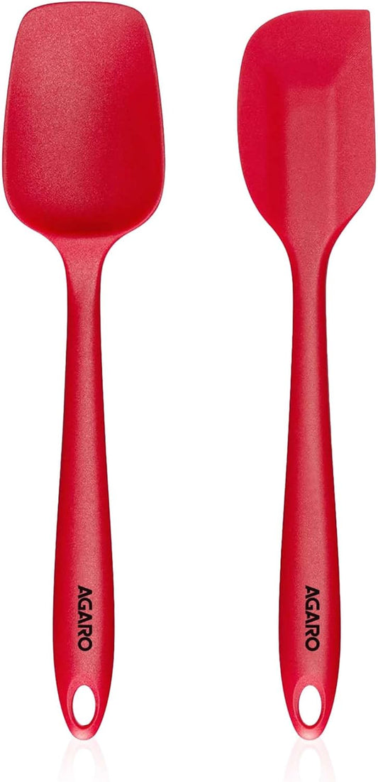Agaro Deluxe Silicone Spatula, Set of 2,