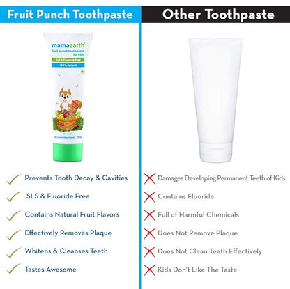 Mamaearth Fruit Punch Toothpaste: 50 g