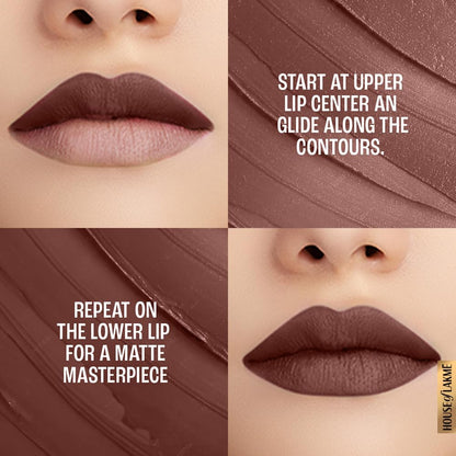 Lakme 9TO5 Primer + Matte Lip Color Brown Walnut 3.6 g