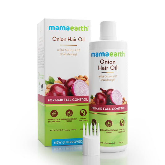 Mamaearth Onion HairOil: Onion & Redensyl, 250
