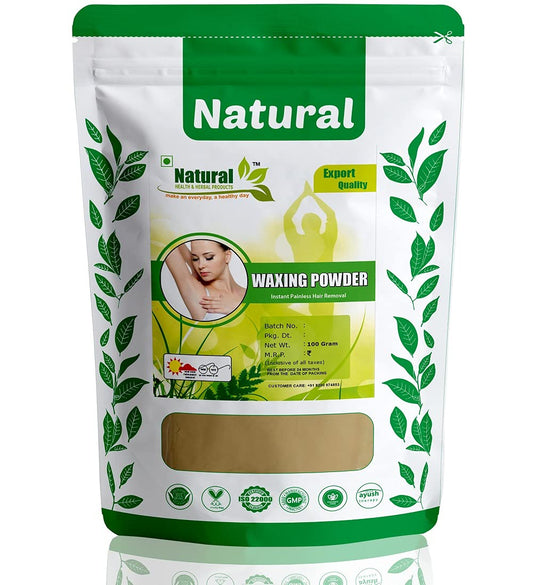 Natural Health and Herbal Products Multani Mitti Flavour Waxing Powder Instant Hair Remove