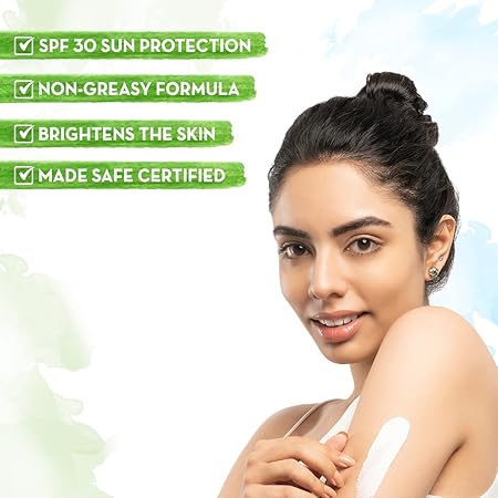 Mamaearth Ubtan Sunscreen Body Lotion: SPF 30, Turmeric & Saffron, Pack of 2, 300 ml each