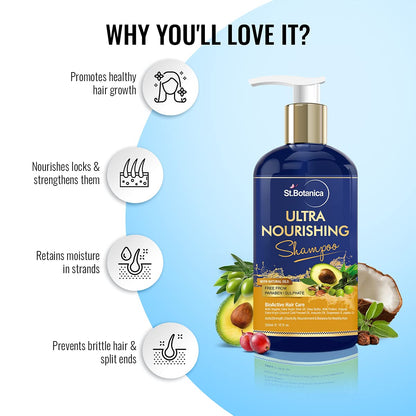 StBotanica Ultra Nourishing Hair Shampoo: 300 ml