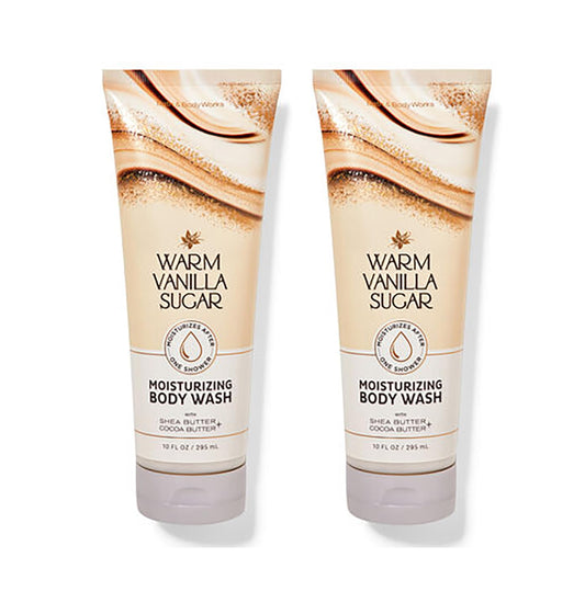Bath & Body Works Moisturizing BodyWash: Warm Vanilla Sugar, 295 ml, Pack of