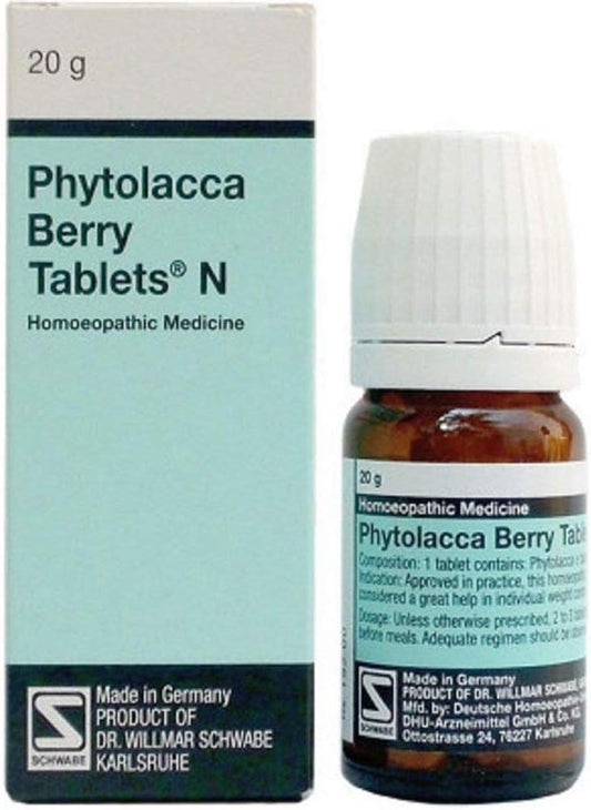 Dr. Willmar Schwabe Phytolacca Berry Tablets: