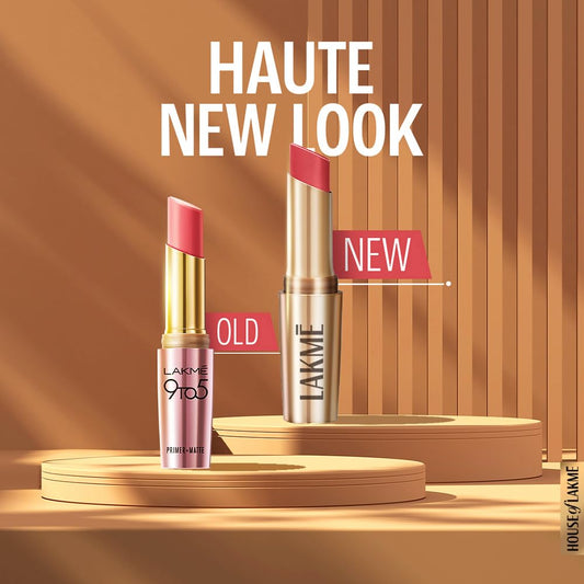 Lakme 9TO5 Primer + Matte Lip Color Brown Walnut 3.6 g