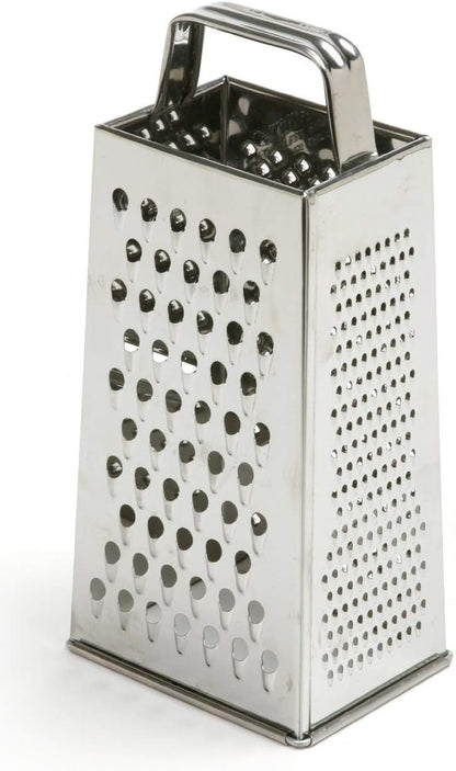 iKonbi Stainless Steel 4 Way Carrot Grater and Slicer for Cheese, Vegetables, Ginger, Garlic
