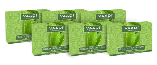 Vaadi Herbals Aloe Vera Soap – 75g Pack of