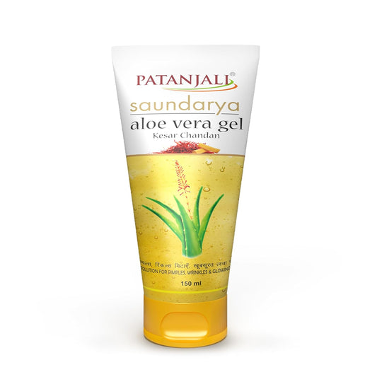 Patanjali Saundarya Aloe Vera Kesar Chandan Gel: 150ml, Pack of