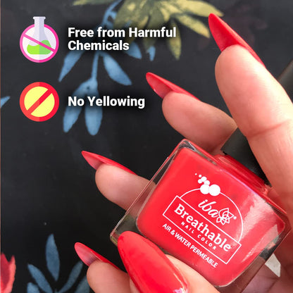 Iba Halal Care Breathable Nail Color, B14 Peach Echo, 9ml